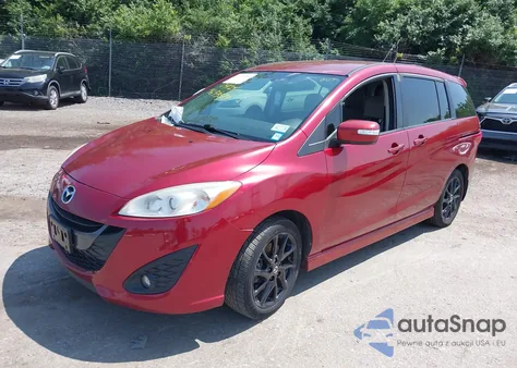 2013 Mazda Mazda5 Touring z USA, uszkodzony, nr VIN JM1CW2CL1D0150542